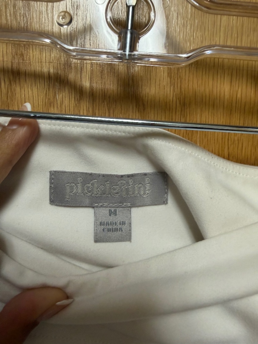 White Pickletint Tennis Skirt